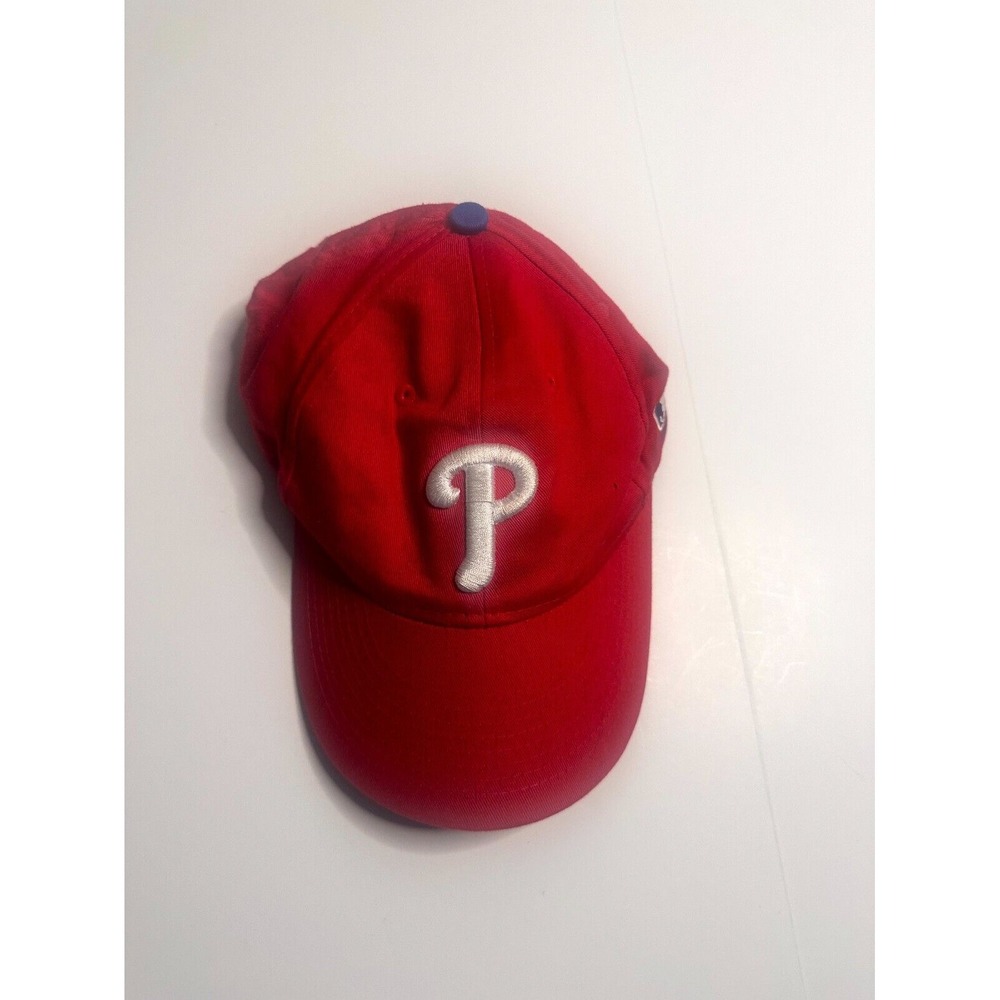 OC Sports Philadelphia Phillies Baseball Cap Men's One Size Red Strapback Hat‎